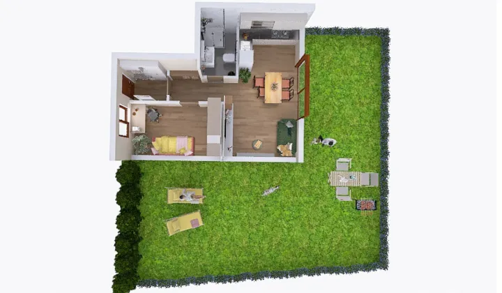 Mieszkanie 2-pokojowe Pruszków Bąki, ul. Ignacego Jana Paderewskiego