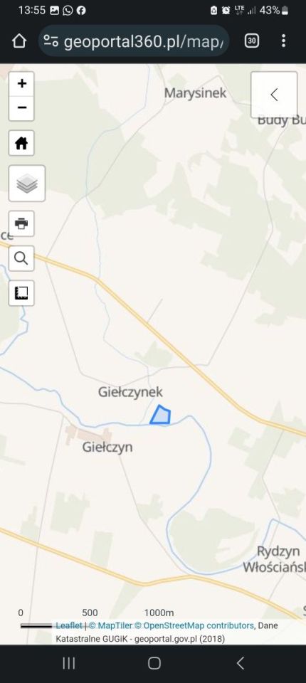 Działka rolna Giełczynek. Zdjęcie 6