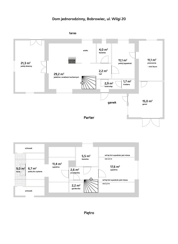 dom wolnostojący, 6 pokoi Bobrowiec, ul. Wilgi. Zdjęcie 12
