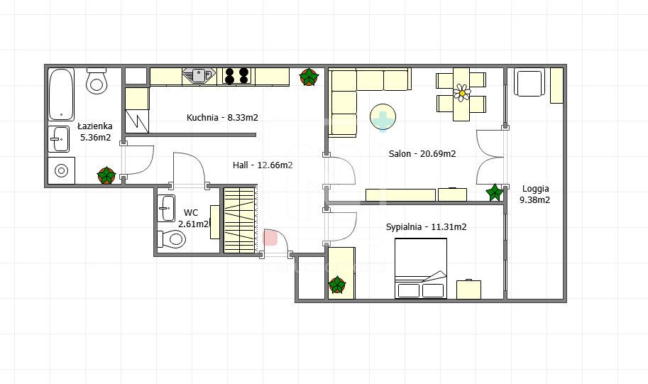 Mieszkanie 2-pokojowe Warszawa Bielany, ul. Renesansowa. Zdjęcie 8