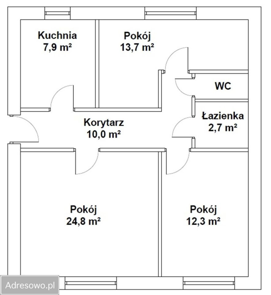 Mieszkanie 3-pokojowe Dobczyce, os. Jagiellońskie. Zdjęcie 2
