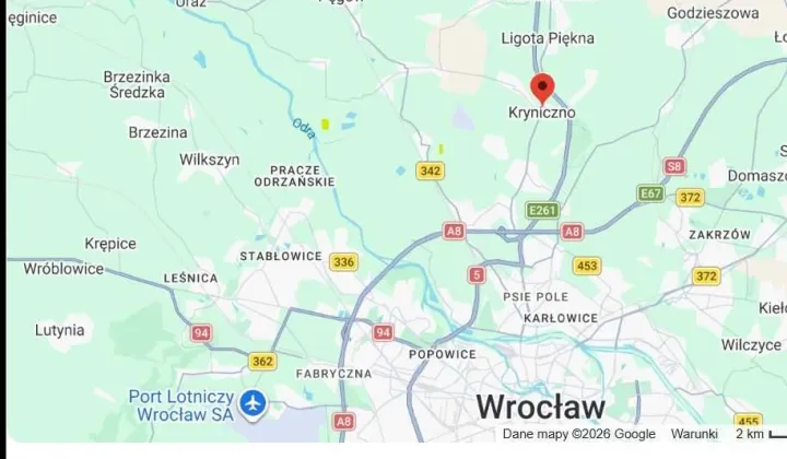 Działka siedliskowa Kryniczno