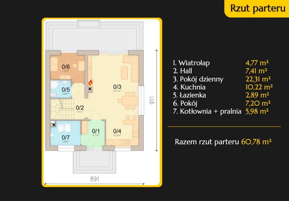 dom wolnostojący, 4 pokoje Bielawa, ul. Jaśminowa. Zdjęcie 9