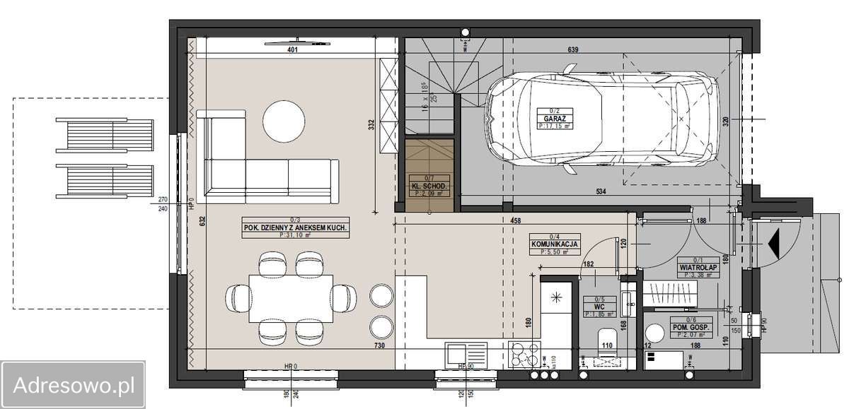 dom wolnostojący, 5 pokoi Fasty. Zdjęcie 8