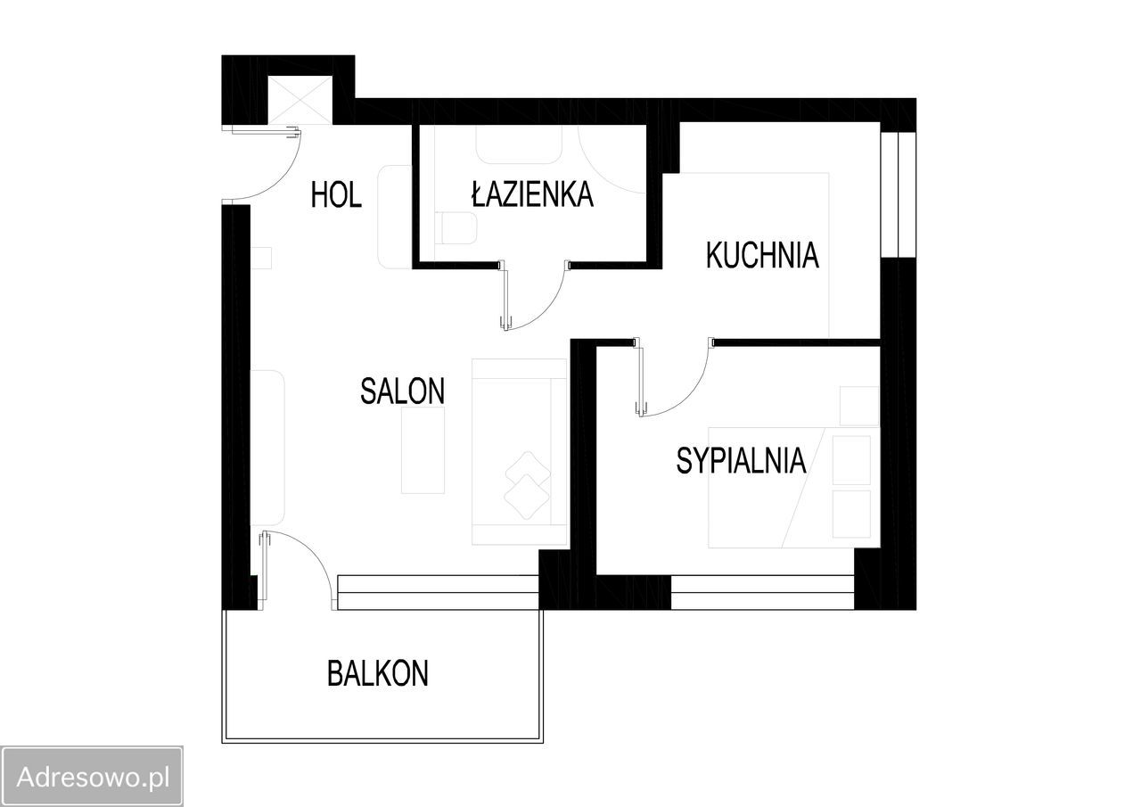 Mieszkanie 2-pokojowe Wrocław Fabryczna, ul. Grabiszyńska. Zdjęcie 12