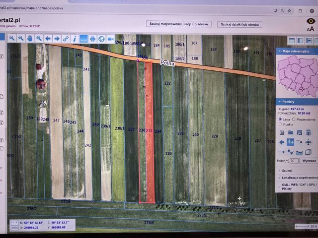 Działka rolno-budowlana Cianowice, ul. Polna. Zdjęcie 1