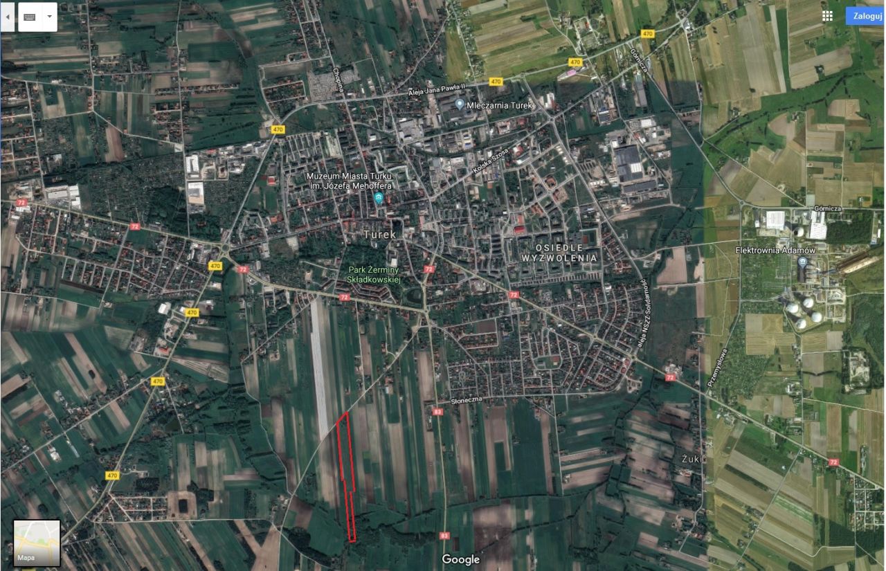 Działka rolno-budowlana Turek, ul. Leśna. Zdjęcie 2