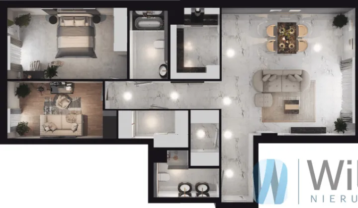 Mieszkanie 3-pokojowe Piastów, ul. Stanisława Bodycha