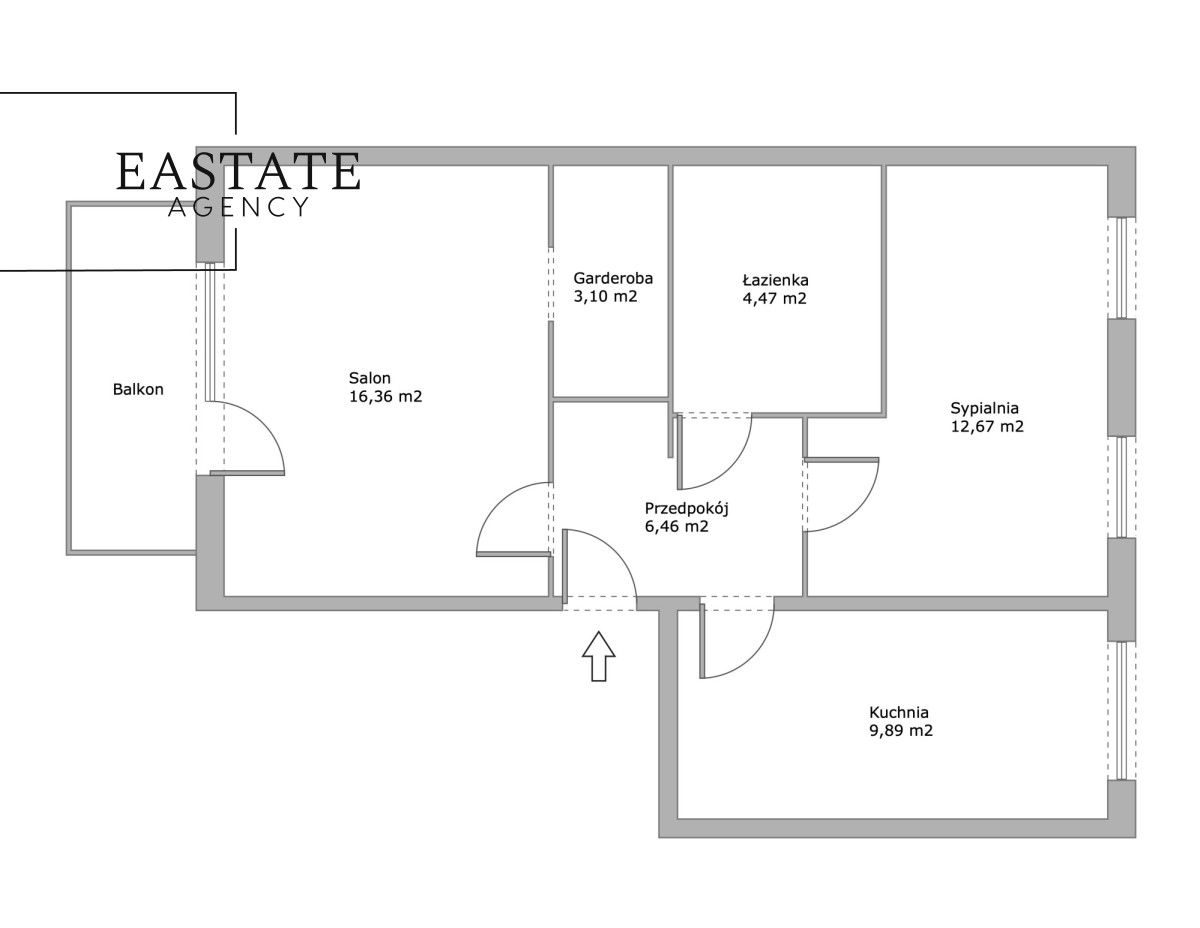 Mieszkanie 2-pokojowe Warszawa Ursynów, ul. Stanisława Kazury. Zdjęcie 10