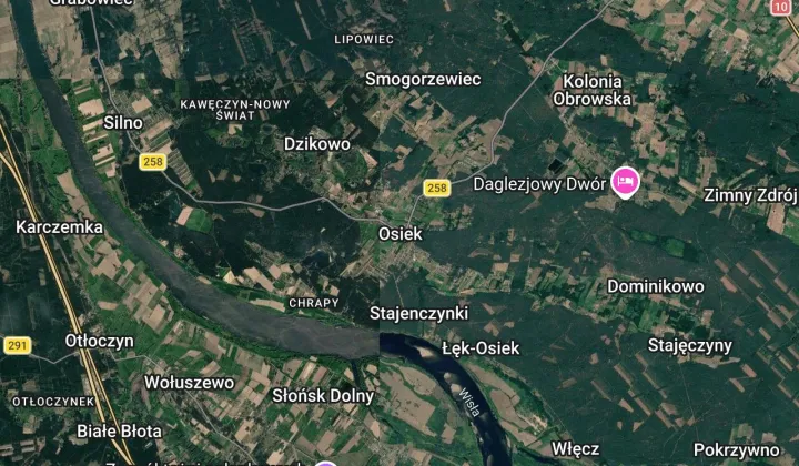 Działka budowlana Osiek nad Wisłą