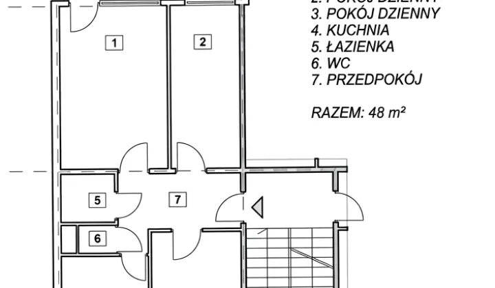 Mieszkanie 3-pokojowe Kutno, ul. Tarnowskiego
