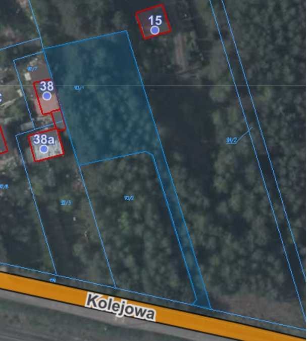Działka budowlana Dąbrowa Chotomowska, ul. Kolejowa. Zdjęcie 2