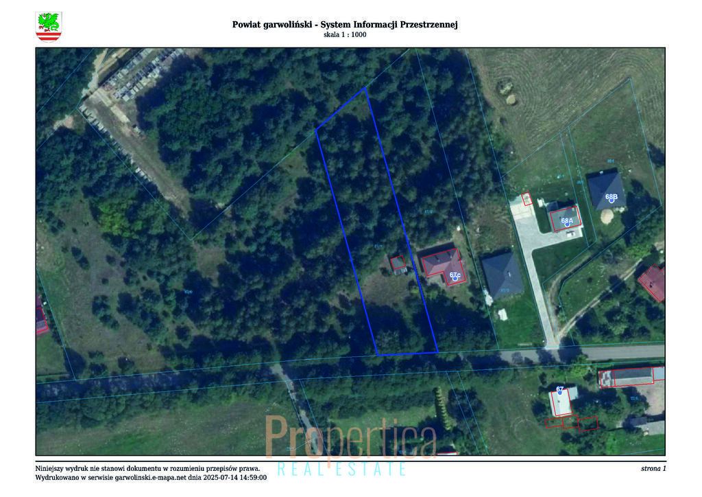 Działka budowlana Zwola Poduchowna. Zdjęcie 9