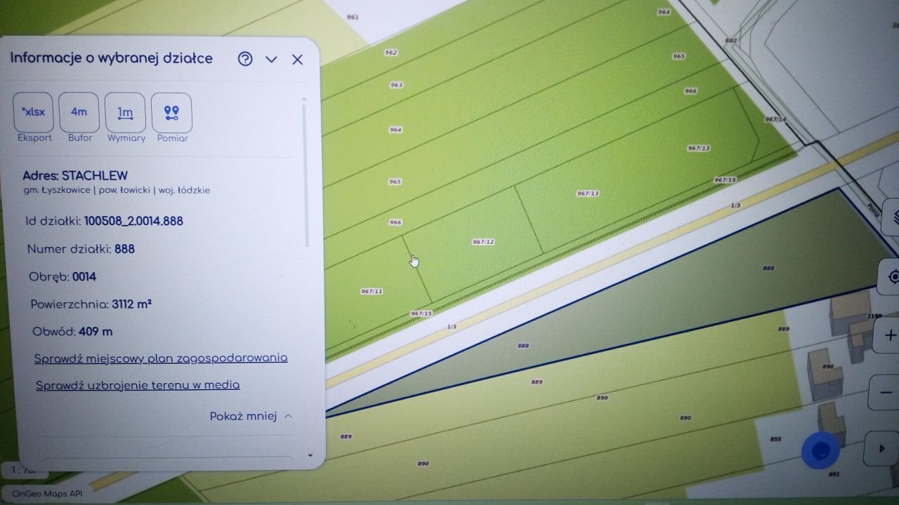 Działka rolno-budowlana Stachlew. Zdjęcie 3