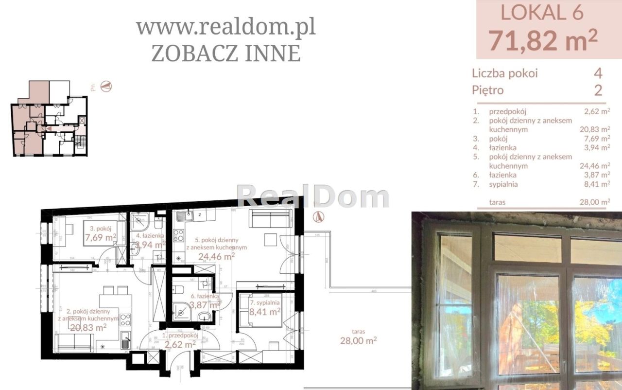 Mieszkanie 4-pokojowe Kraków Krowodrza, ul. Juliusza Lea. Zdjęcie 2