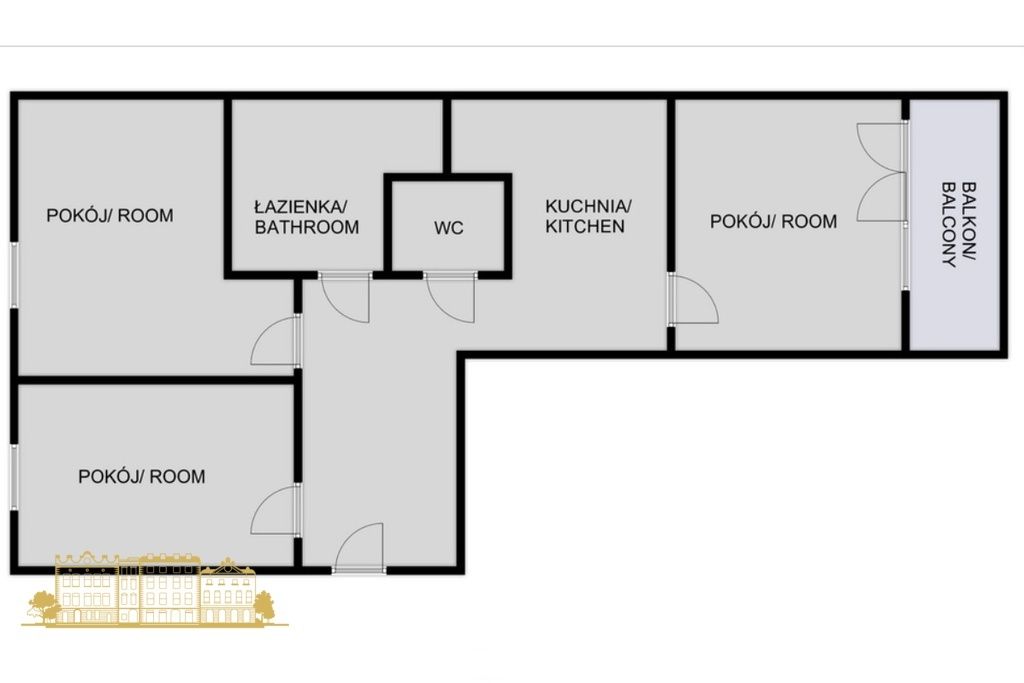 Mieszkanie 3-pokojowe Kraków Górka Narodowa, ul. Bociana. Zdjęcie 10