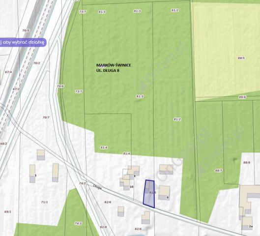 Działka inwestycyjna Marków-Świnice, ul. Długa. Zdjęcie 2