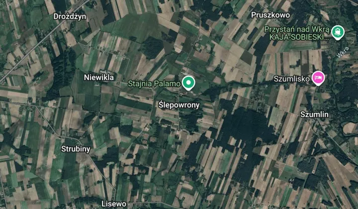 Działka rolna Ślepowrony