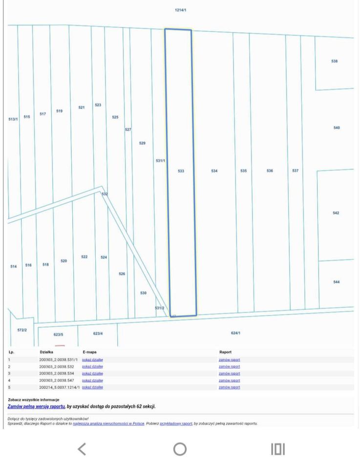 Działka rolna Ploski. Zdjęcie 3