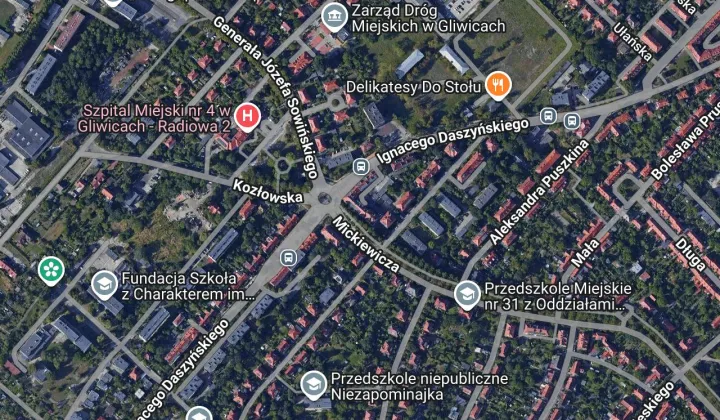 Mieszkanie 2-pokojowe Gliwice Śródmieście, ul. Adama Mickiewicza