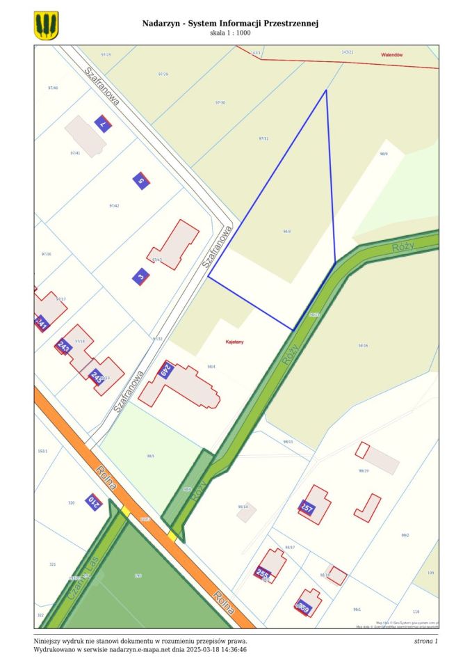 Działka rolno-budowlana Kajetany. Zdjęcie 4