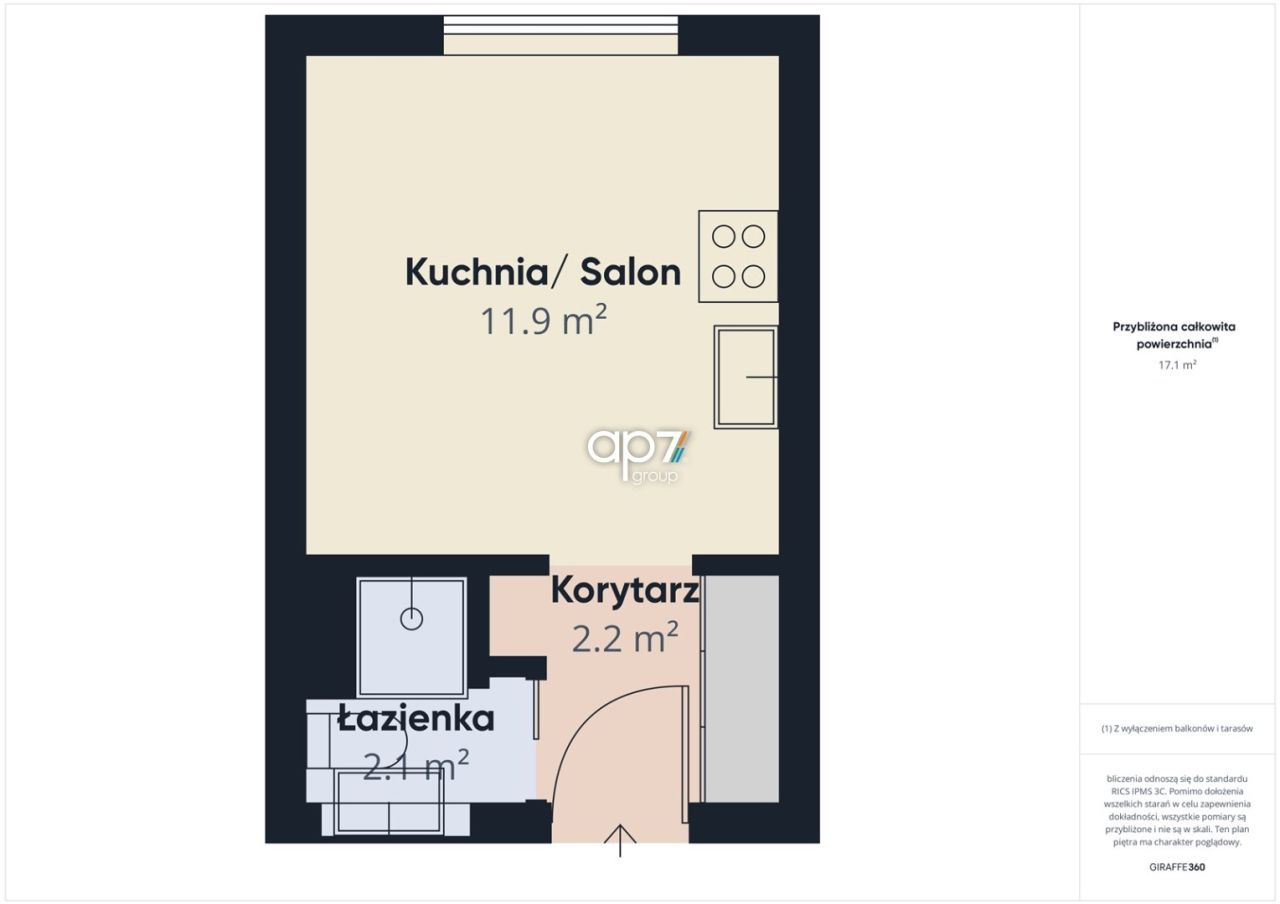 Mieszkanie 1-pokojowe Kraków Bieńczyce. Zdjęcie 14