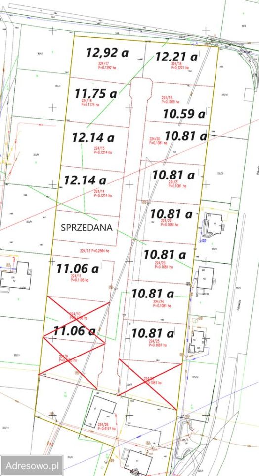 Działka budowlana Sobin, ul. Polkowicka. Zdjęcie 5