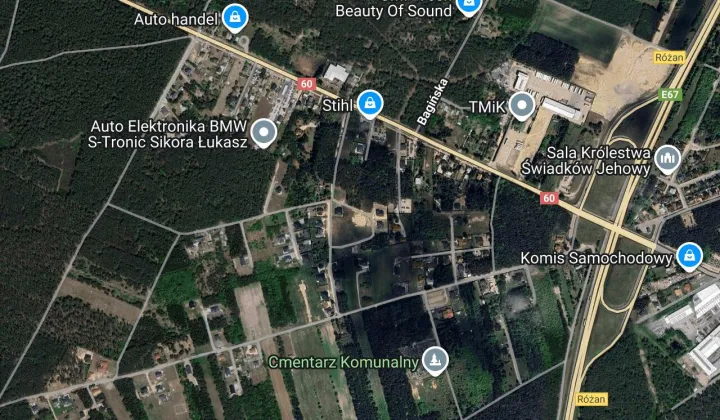 Działka budowlana Ostrów Mazowiecka, ul. Podleśna