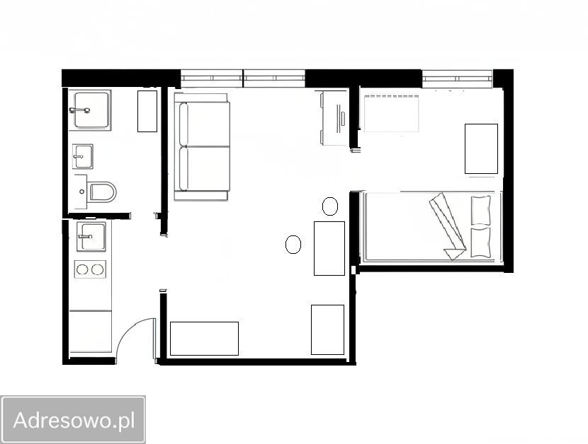 Mieszkanie 2-pokojowe Gdynia Działki Leśne, ul. Warszawska. Zdjęcie 6