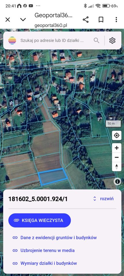Działka rolno-budowlana Białka. Zdjęcie 2
