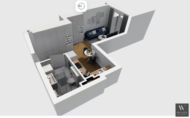 Mieszkanie 1-pokojowe Kraków. Zdjęcie 2