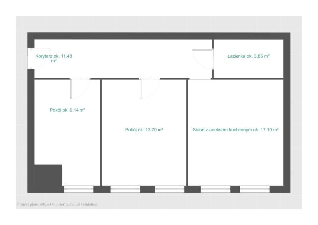 Mieszkanie 3-pokojowe Poznań Wilda, ul. Jana Umińskiego. Zdjęcie 22
