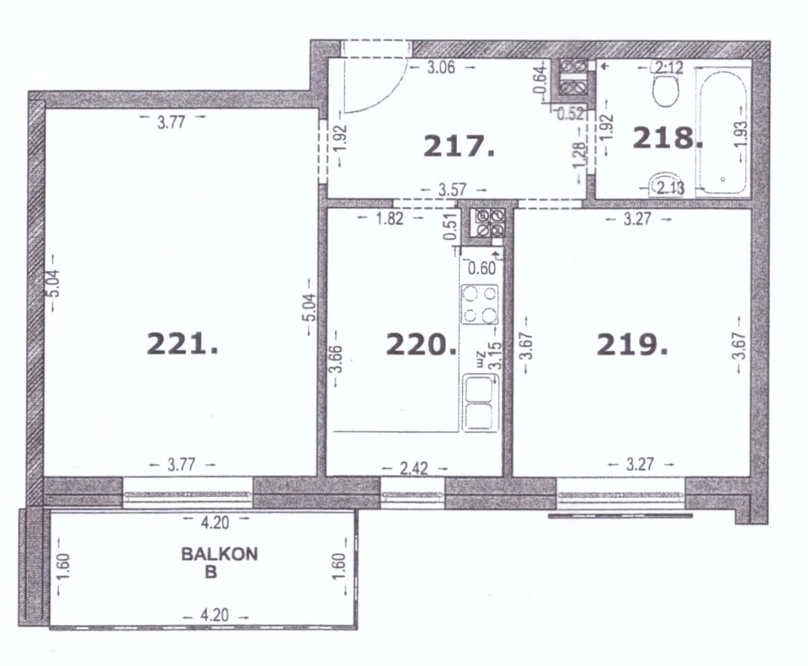Mieszkanie 2-pokojowe Szczecin Żelechowa, ul. Małe Błonia. Zdjęcie 13