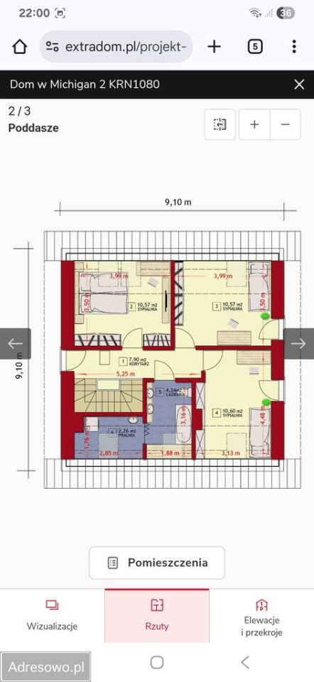 dom wolnostojący, 4 pokoje Starczanowo. Zdjęcie 11