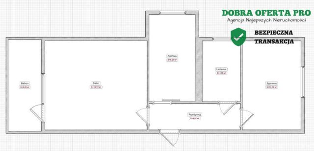 Mieszkanie 2-pokojowe Gdańsk Ujeścisko, ul. Przemyska. Zdjęcie 10
