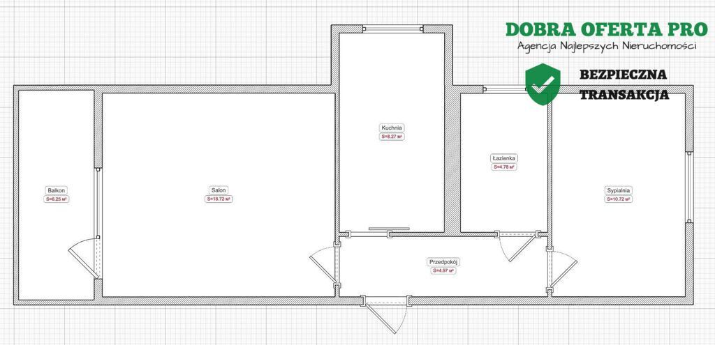 Mieszkanie 2-pokojowe Gdańsk Ujeścisko, ul. Przemyska. Zdjęcie 10