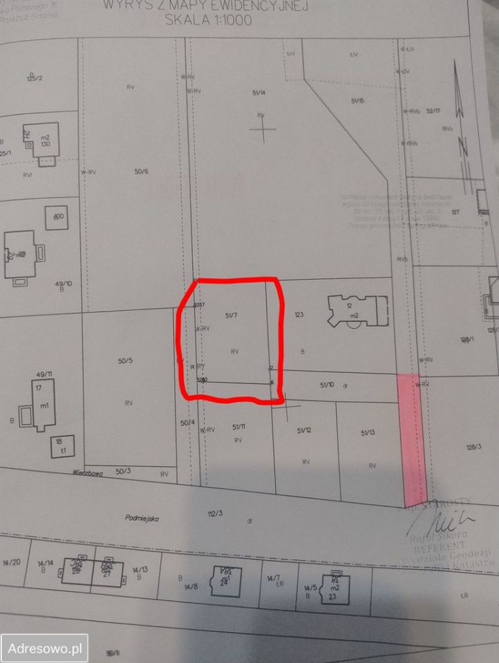 Działka budowlana Radunica