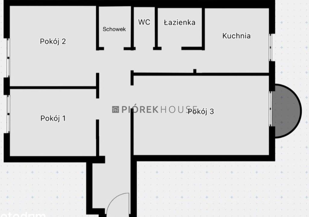 Mieszkanie 3-pokojowe Warszawa Mokotów, ul. Jurija Gagarina. Zdjęcie 2