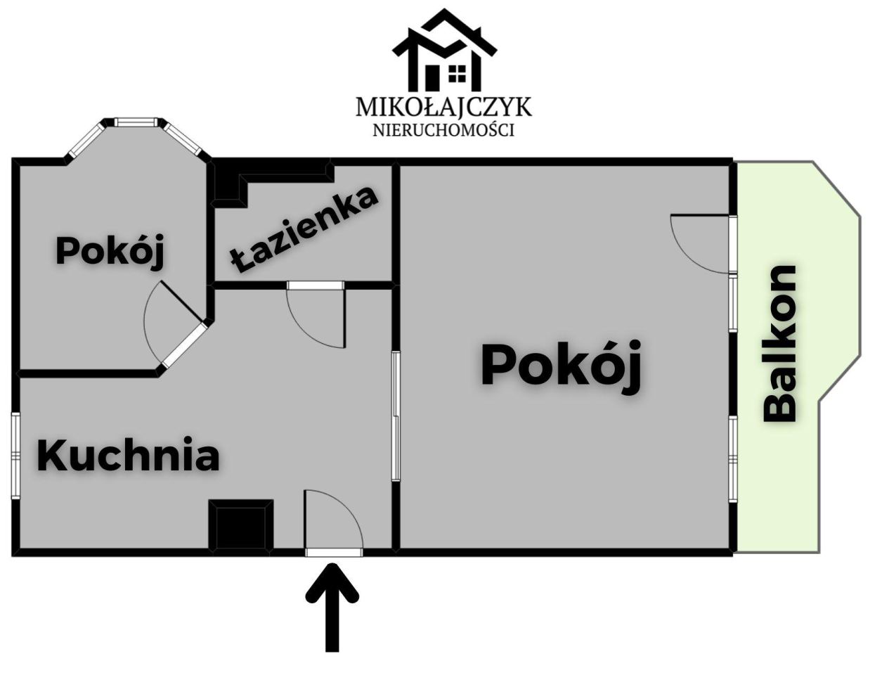 Mieszkanie 2-pokojowe Bartoszyce, ul. Okrzei. Zdjęcie 14