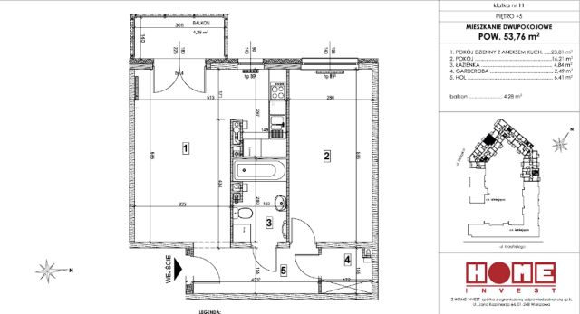 Mieszkanie 2-pokojowe Warszawa Żoliborz, ul. Zygmunta Krasińskiego. Zdjęcie 14