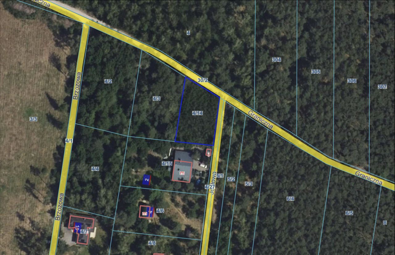 Działka budowlana Nowe Grobice, ul. Graniczna. Zdjęcie 3