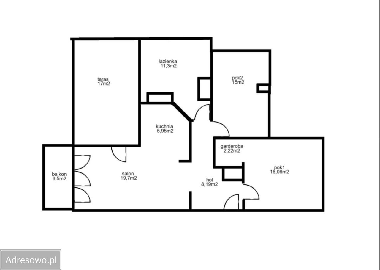 Mieszkanie 3-pokojowe Gdańsk Piecki, ul. Myśliwska. Zdjęcie 8