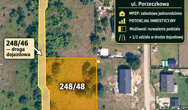 Działka budowlana Droszków, ul. Porzeczkowa
