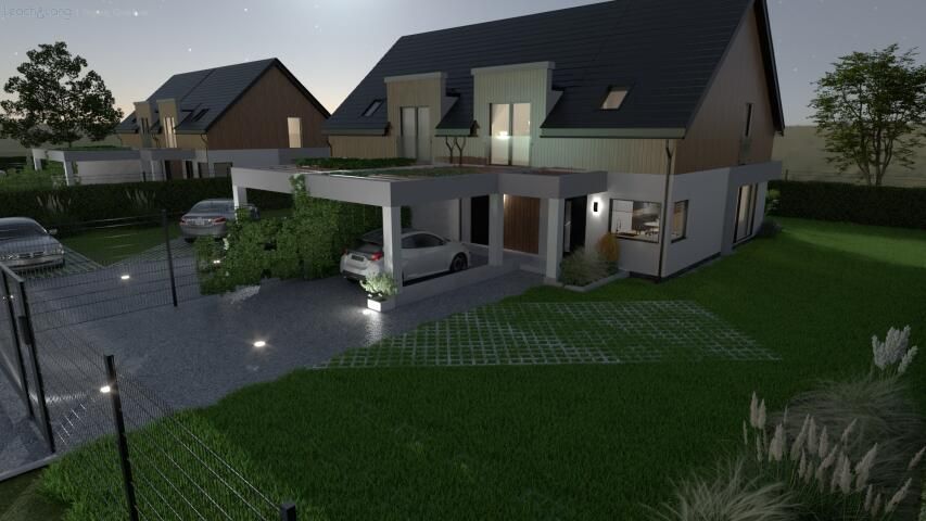 bliźniak, 5 pokoi Bębło, ul. Lasek. Zdjęcie 3