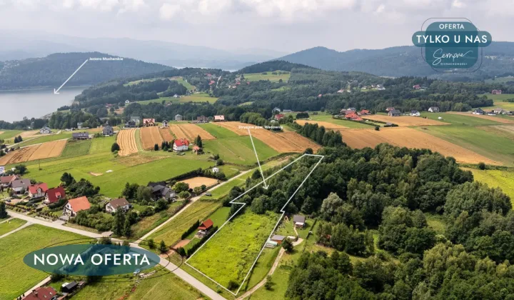 Działka inwestycyjna Stryszów