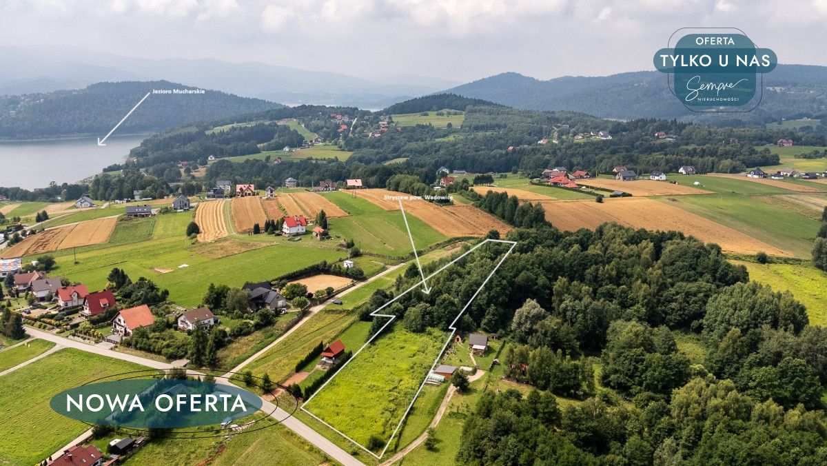 Działka inwestycyjna Stryszów