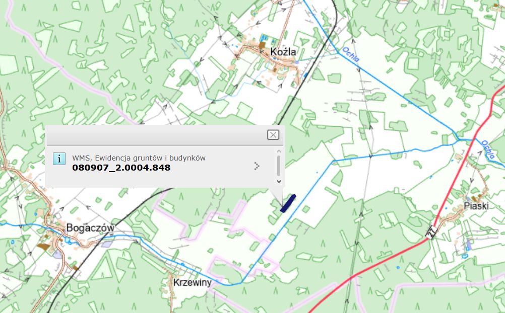 Działka leśna Koźla. Zdjęcie 1