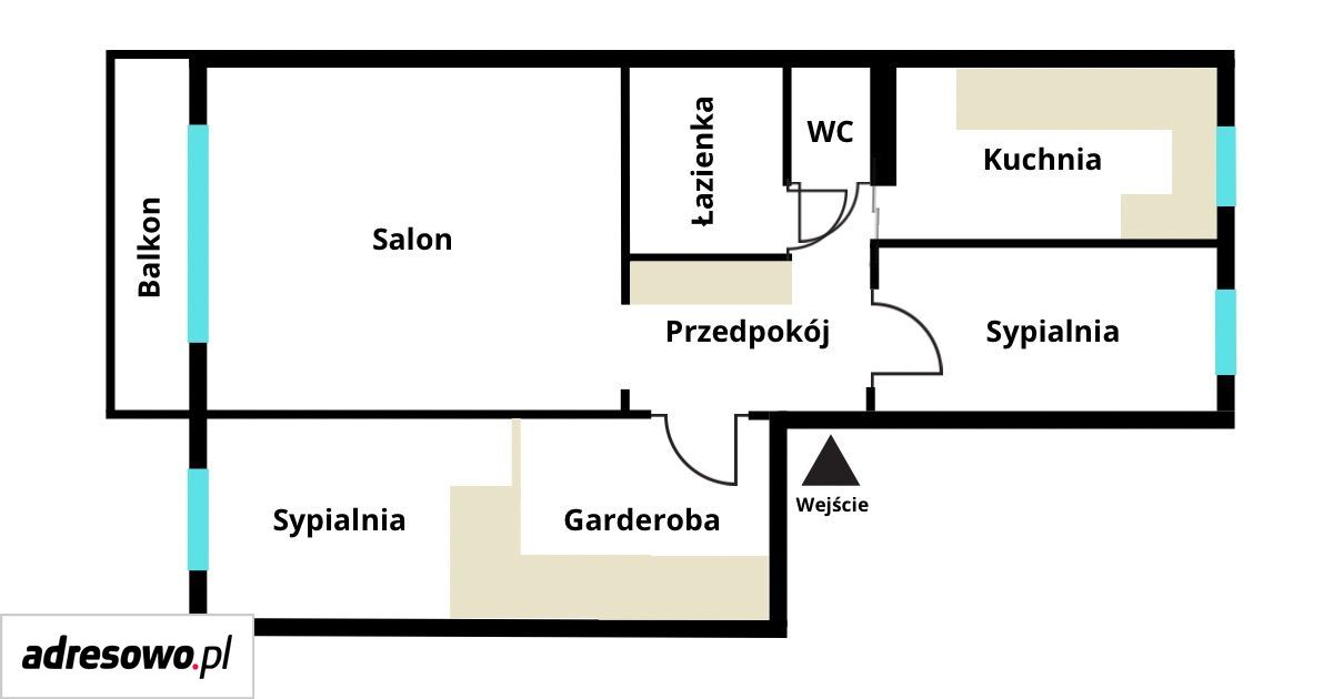 Mieszkanie 3-pokojowe Gryfino, ul. Łużycka. Zdjęcie 18