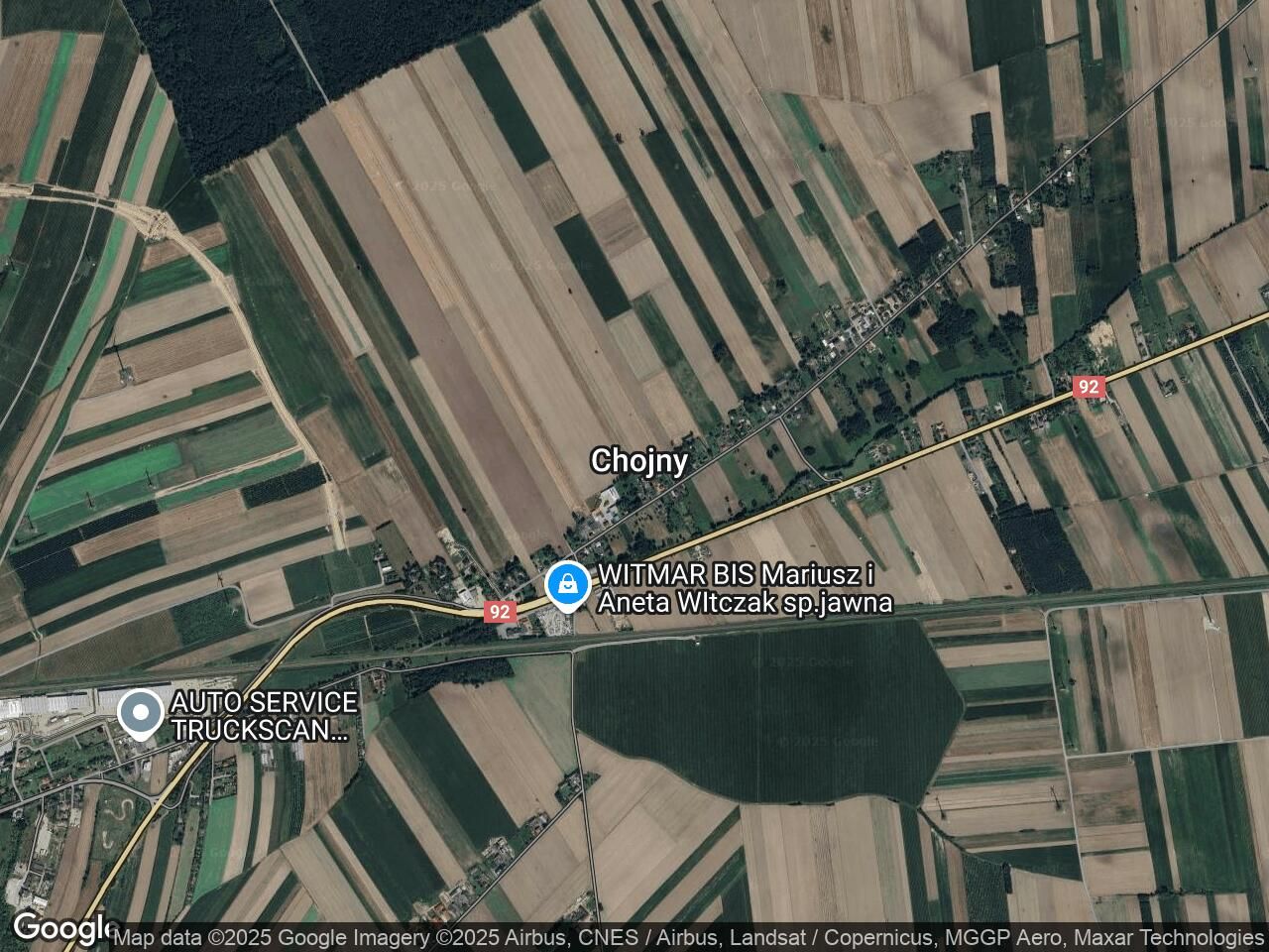 Działka rolna Chojny