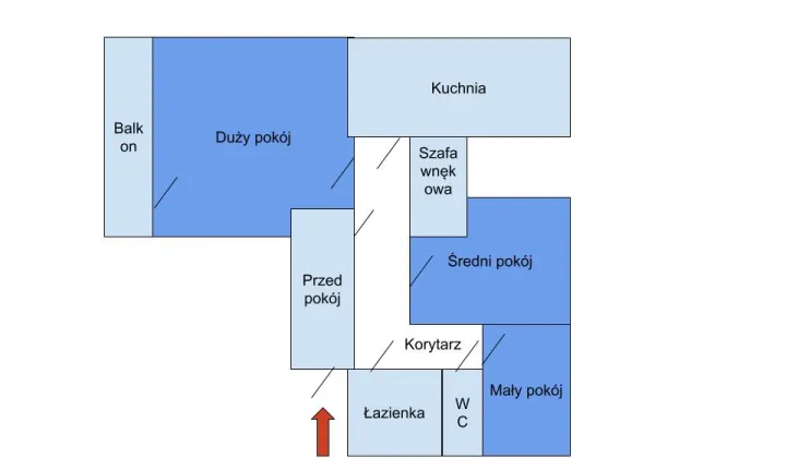 Mieszkanie 3-pokojowe Wrocław Fabryczna, ul. Eugeniusza Horbaczewskiego